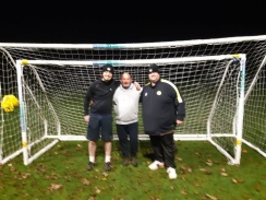 Community Football Boosted by Donation of New Goals from Prestige Preservation Ltd